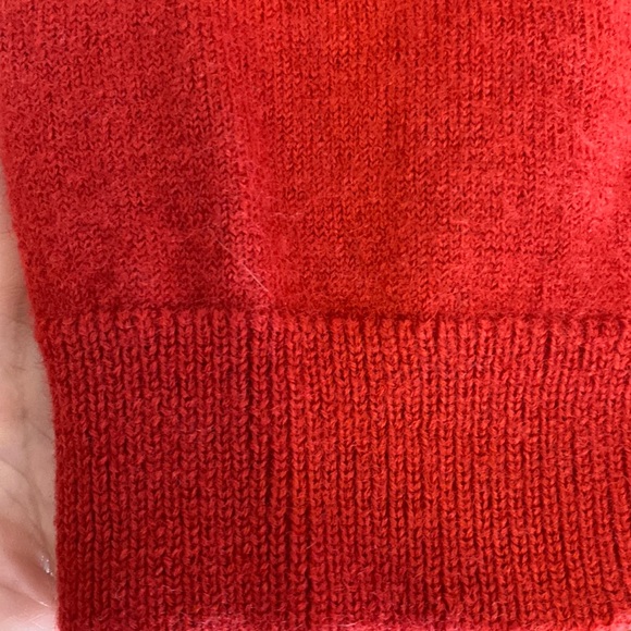 Chadwick red zip-up cardigan sweater. 1XL - Picture 5 of 9